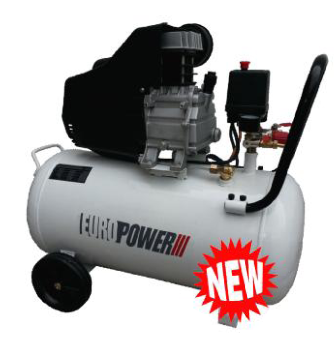EURO POWER Portable Mini Air Compressor 3HP/60L